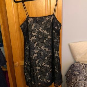 Express lace formal dress